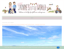 Tablet Screenshot of janineslittleworld.com